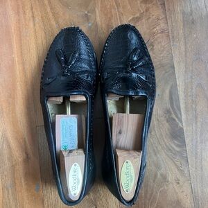 Zelli Black Loafers with Tassel